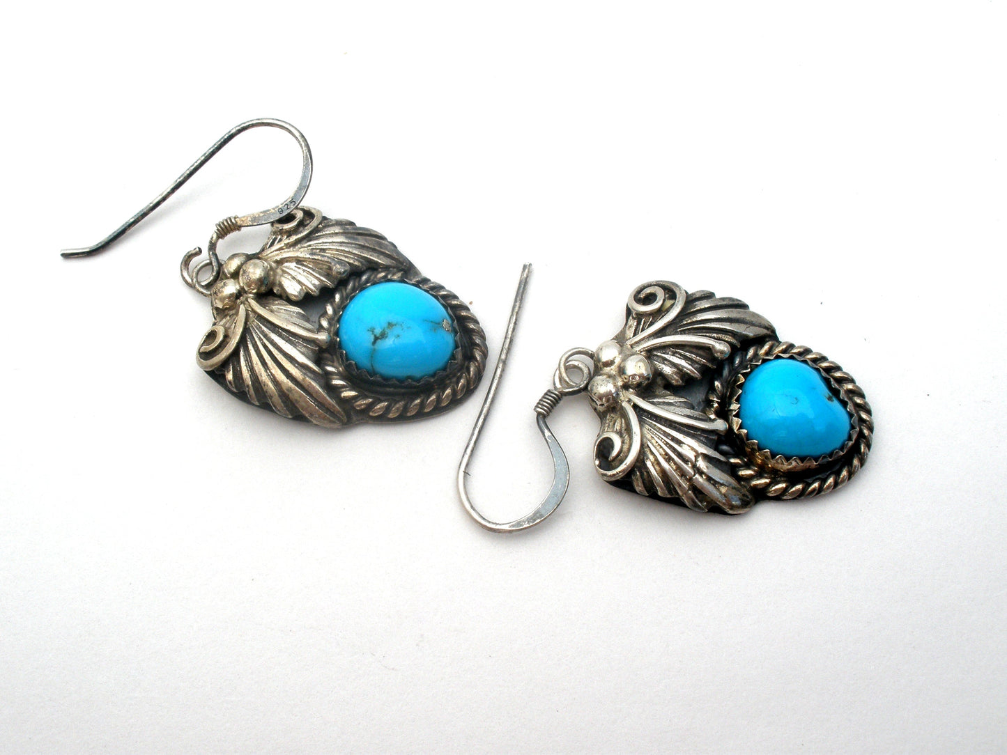 Robert Johnson Turquoise Earrings Sterling Silver