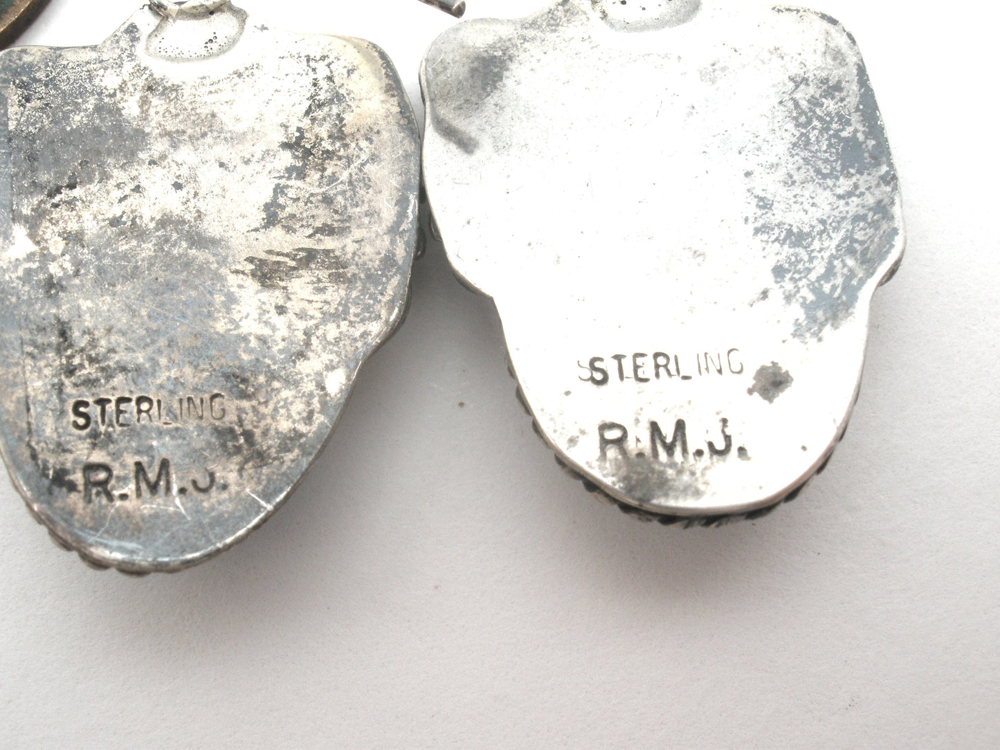 Robert Johnson Turquoise Earrings Sterling Silver