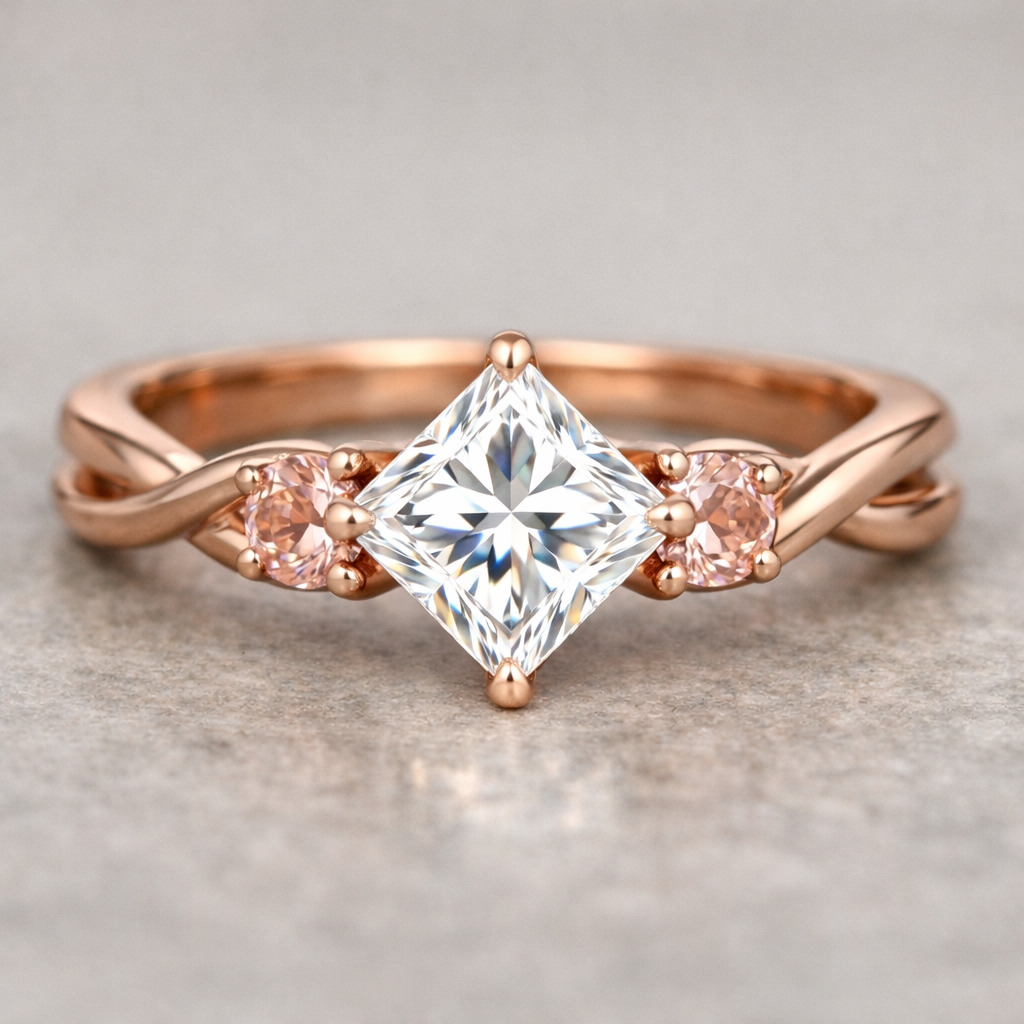 Custom 10k Rose Gold Ring for Rodney Hatchman Size US 5.5