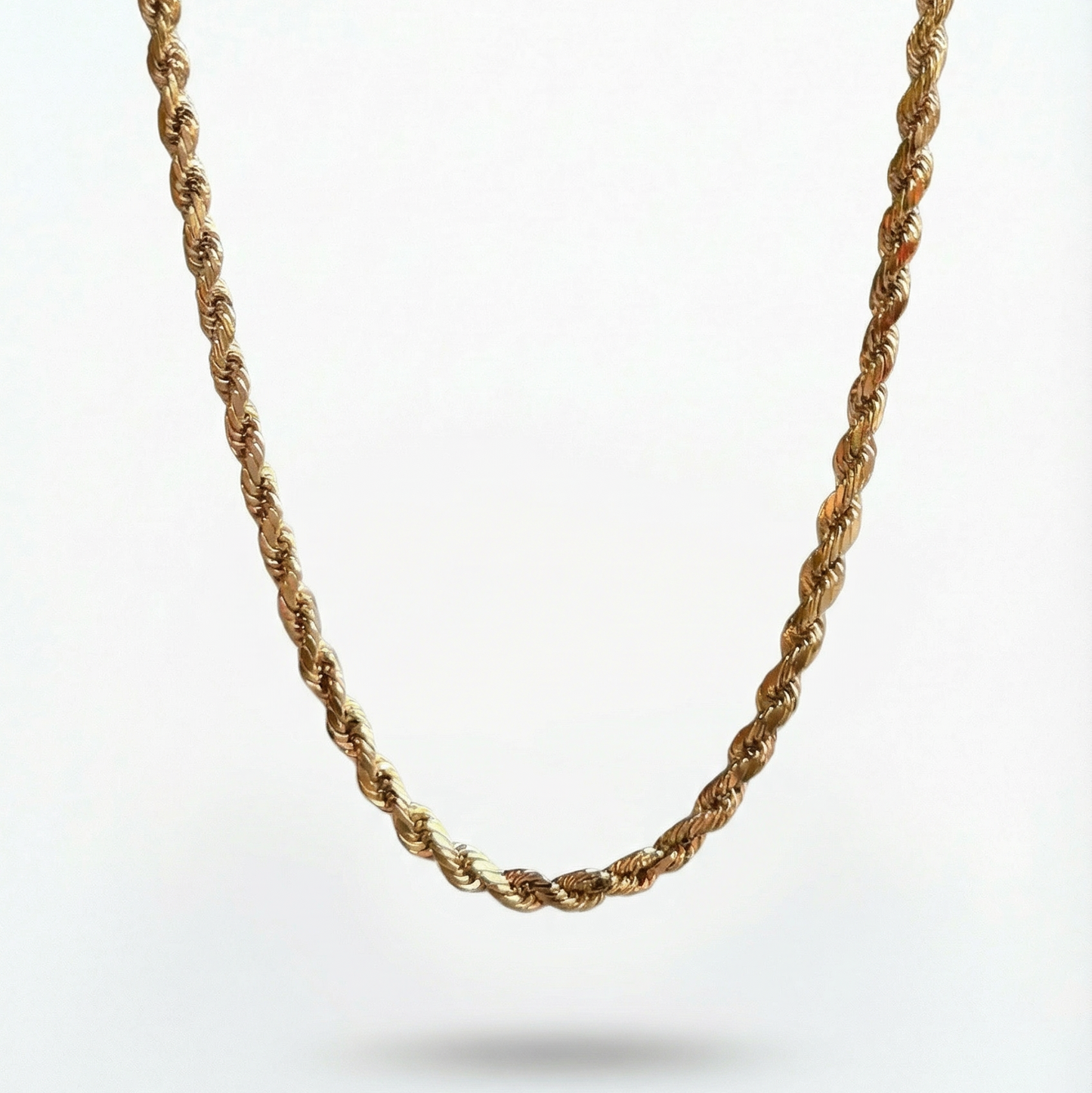 Rope Chain Necklace | 22" | 2mm | 14K Yellow Gold