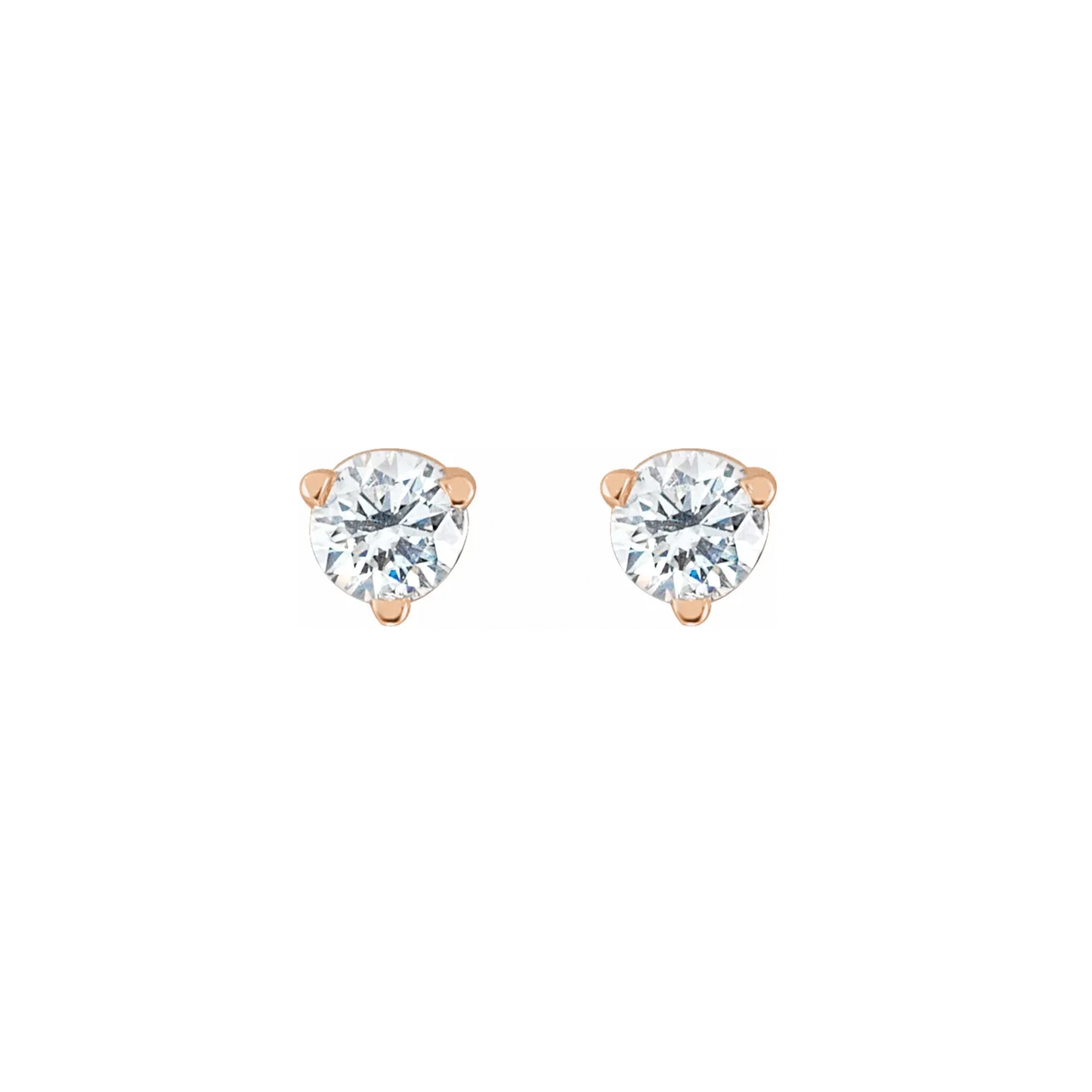 Petite Diamond Stud Earrings