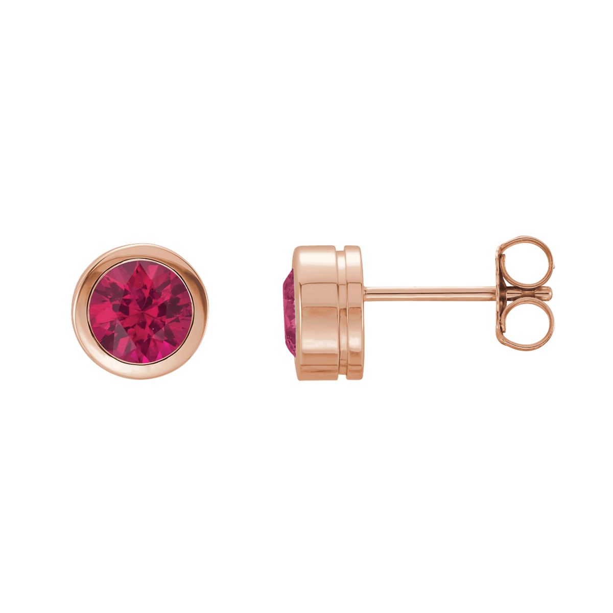 Ruby Stud Earrings