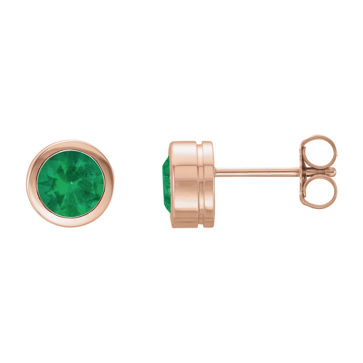 Emerald Stud Earrings