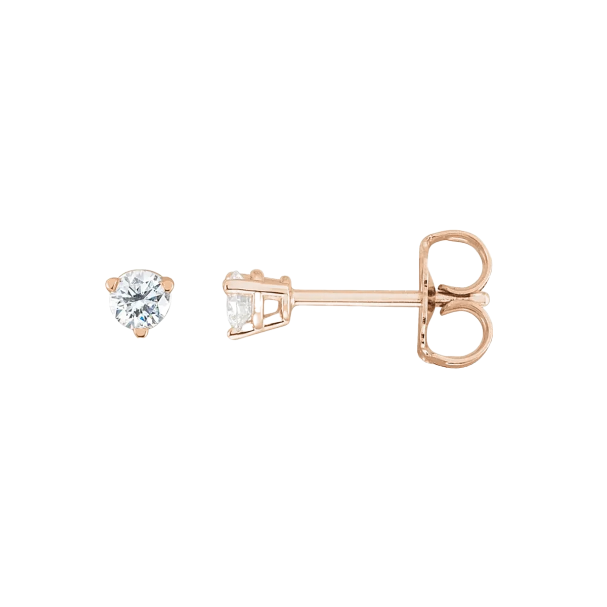 Petite Diamond Stud Earrings