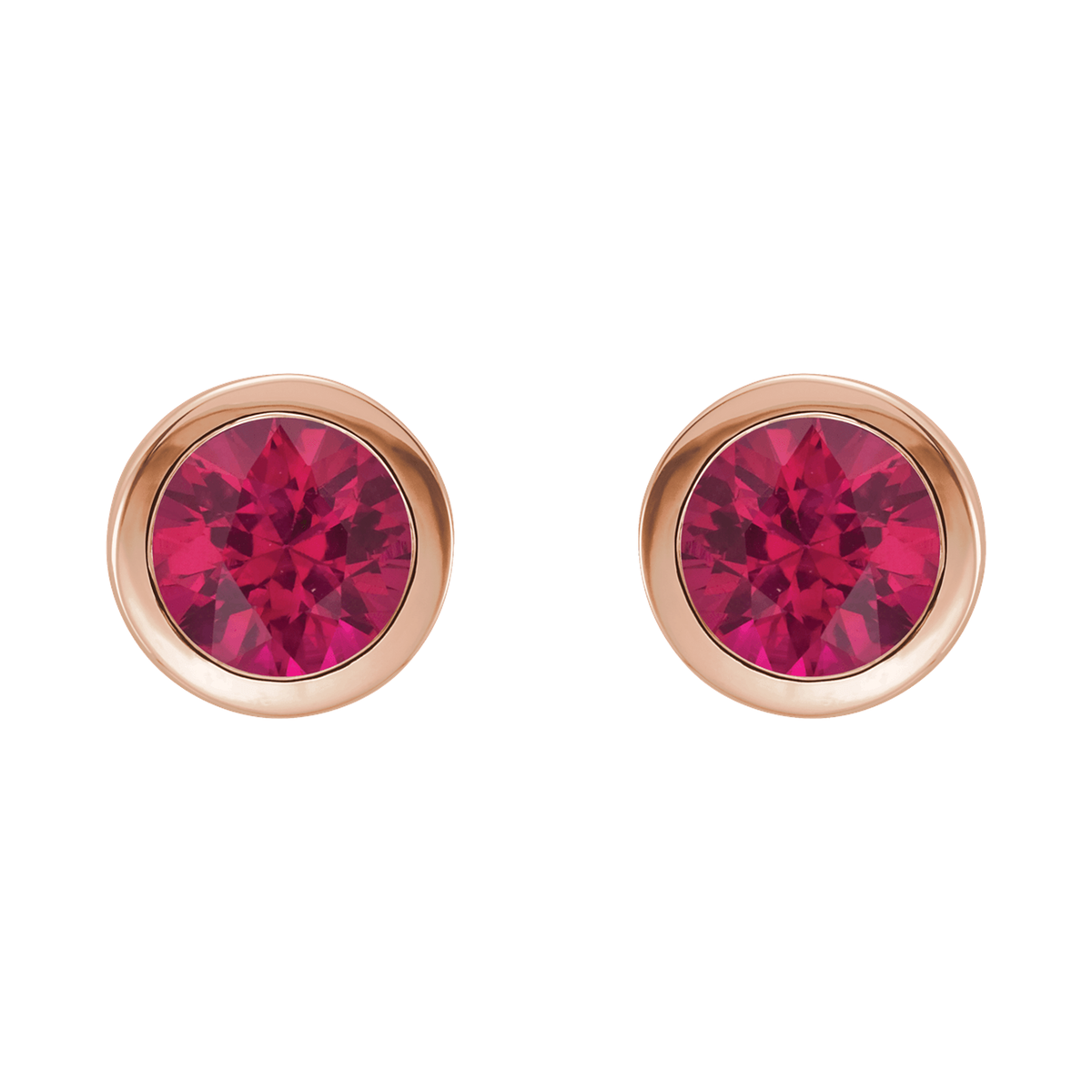 Ruby Stud Earrings