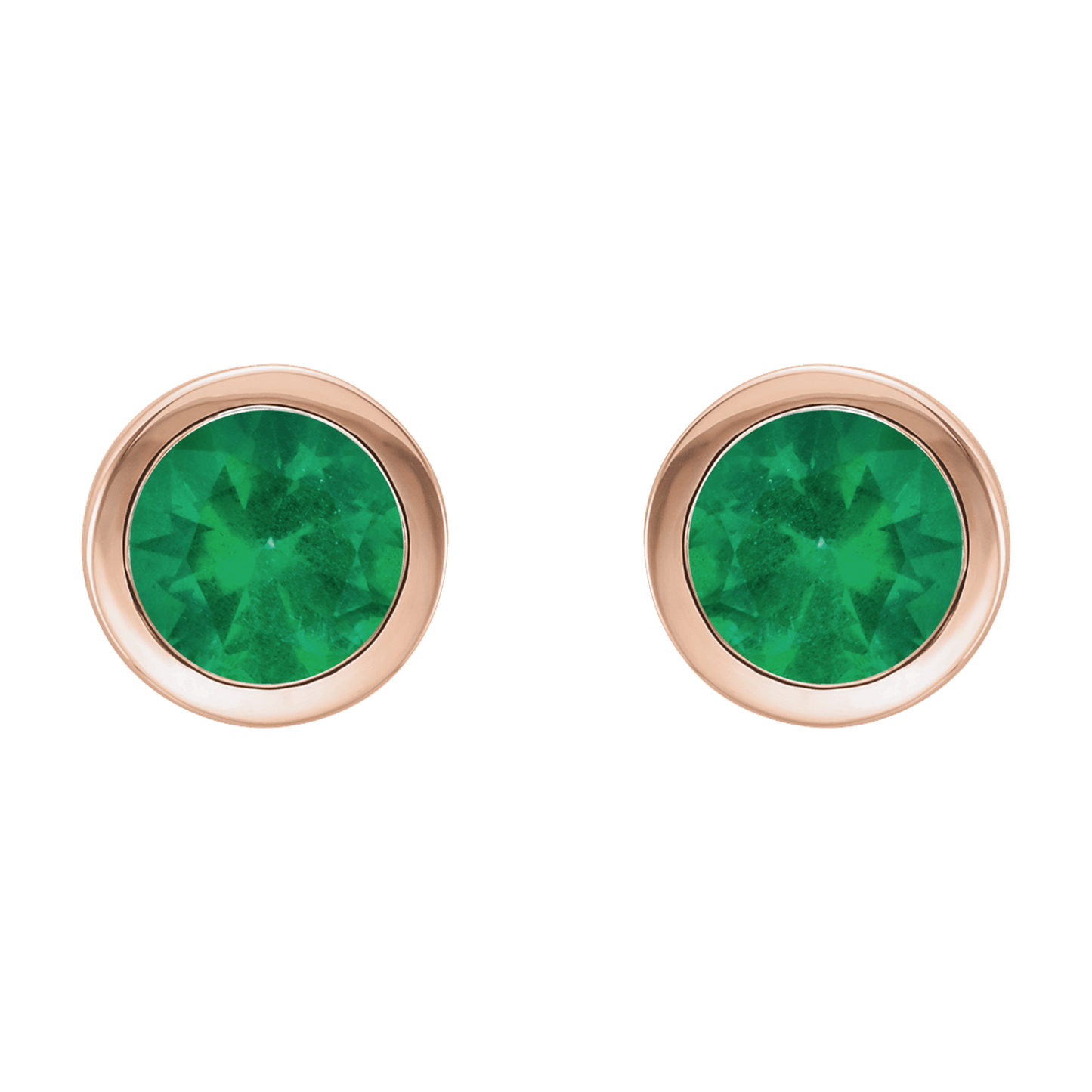 Emerald Stud Earrings