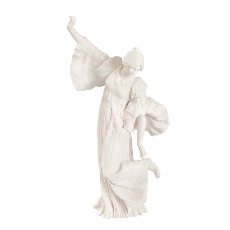 Agathon Léonard "Danseuse au Cothurne" Bisque Ceramic Sculpture