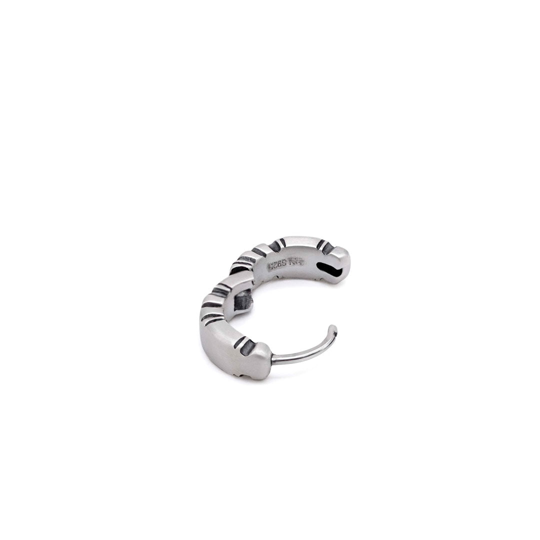 Silver Armour Earring