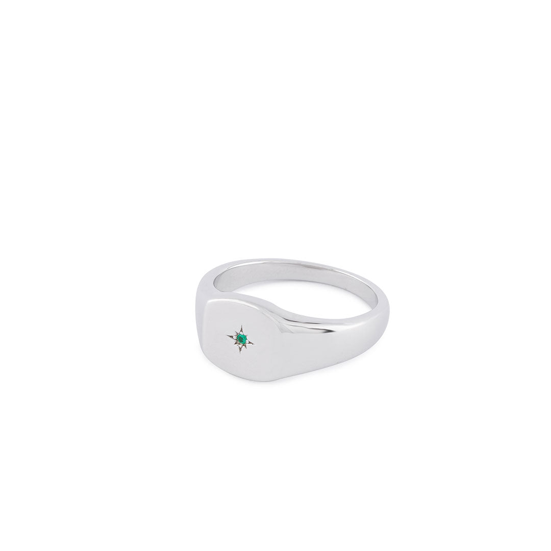 Silver Rival Signet Ring