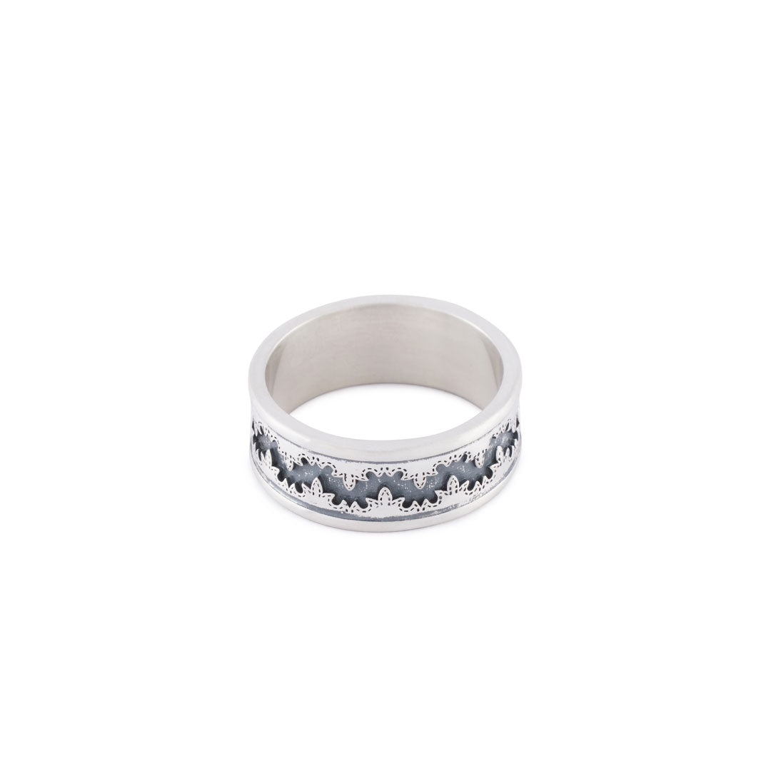 Silver Western Ring