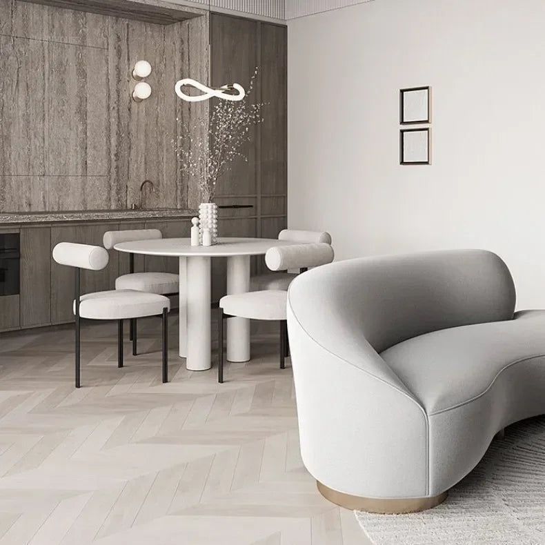 Nordic Three-Leg Upholstered Dining Chair