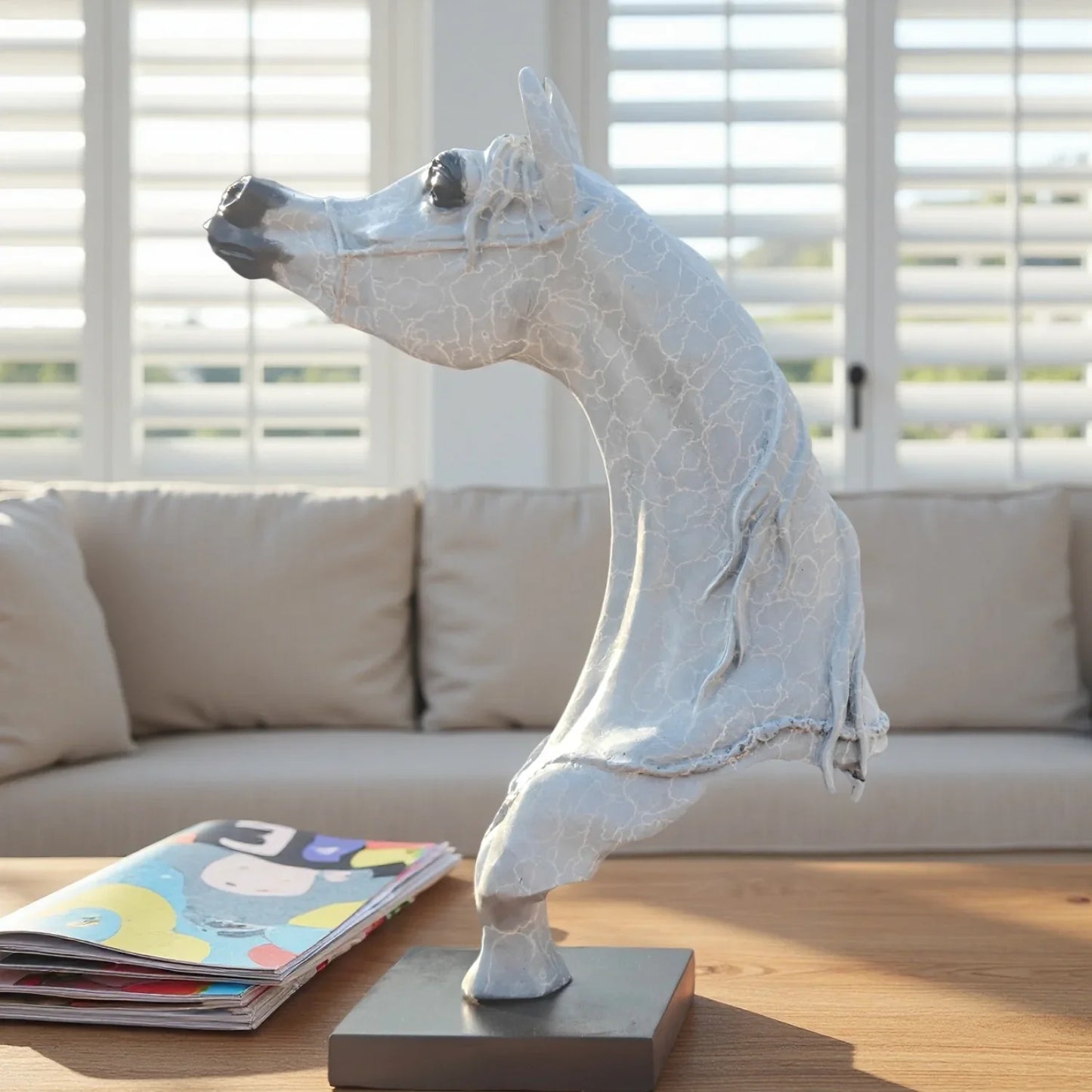 THE ARABIAN | Horse Head Bust Sculpture