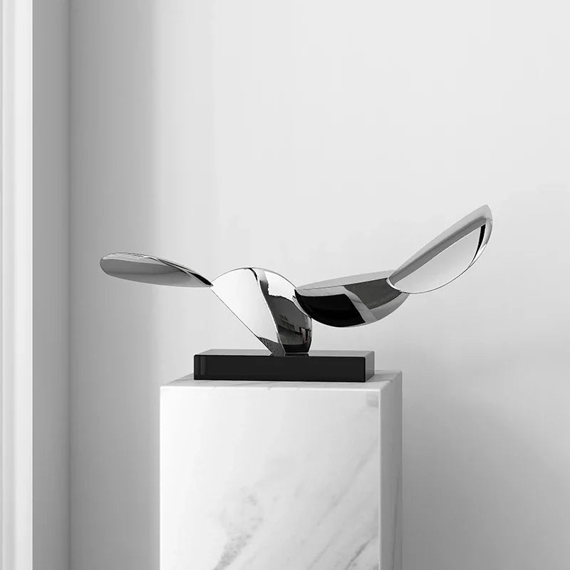 Abstract Stainless Steel Sculpture