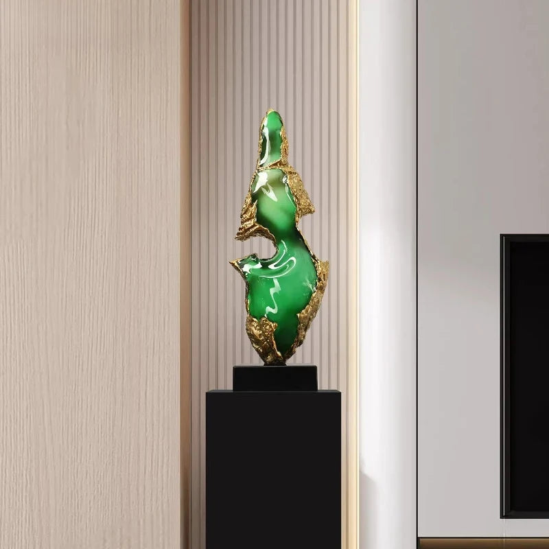 Large Abstract Resin Sculpture