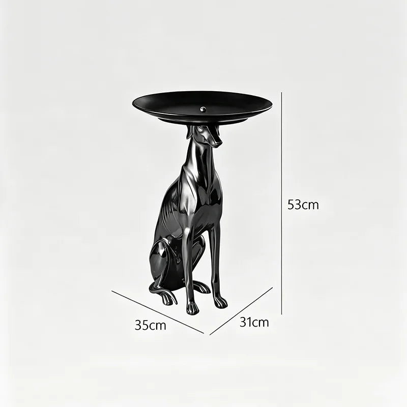 Greyhound Tray-Form Floor Sculpture