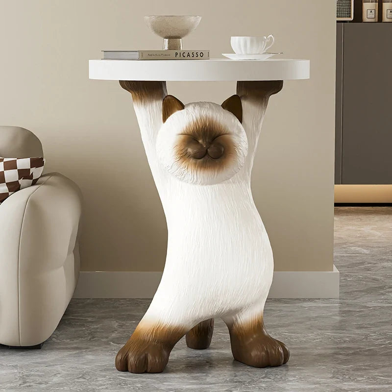 THE SIAM | Cat-Form Resin Side Table