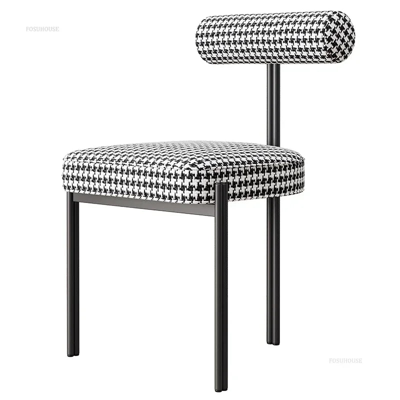 Nordic Three-Leg Upholstered Dining Chair