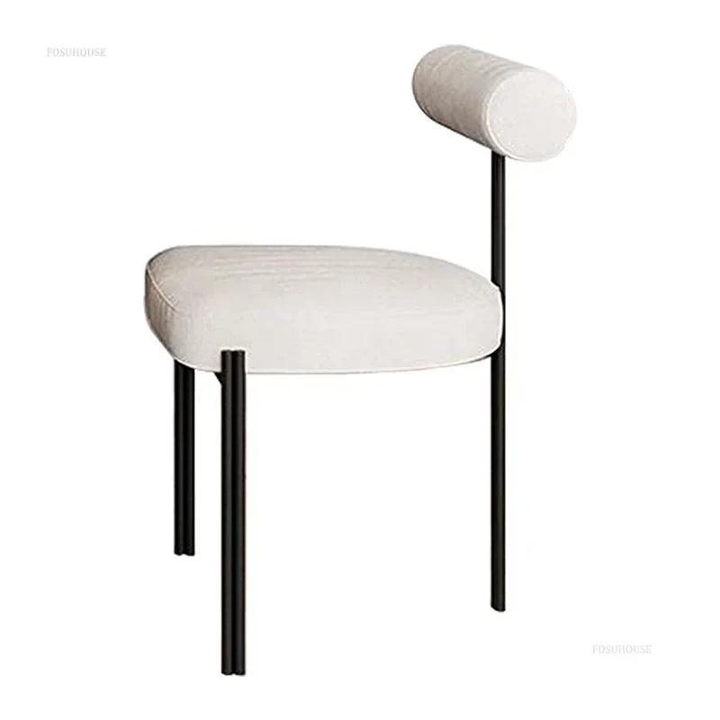 Nordic Three-Leg Upholstered Dining Chair