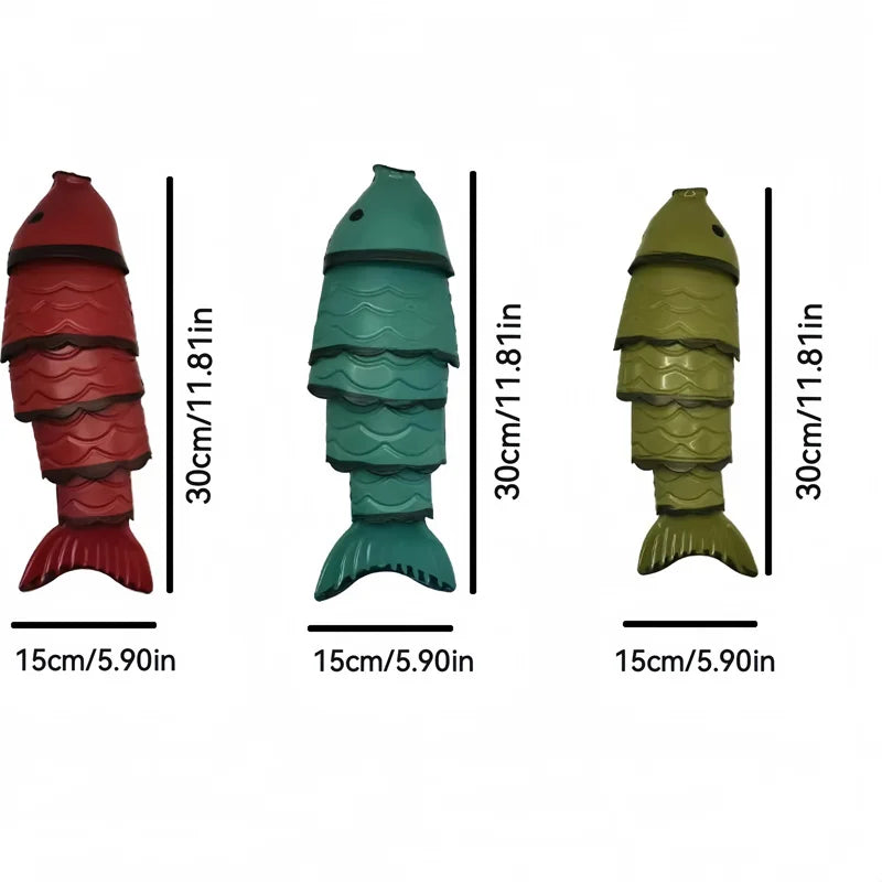 Segmented Koi Fish Hanging Ornament