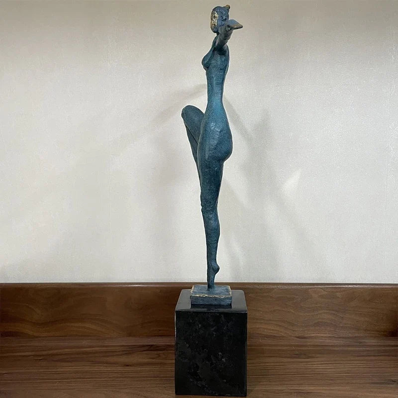 THE BALANCE | Abstract Bronze Female Figure