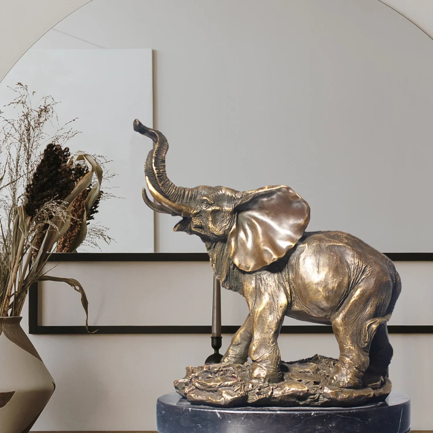 Bronze Elephant Sculpture