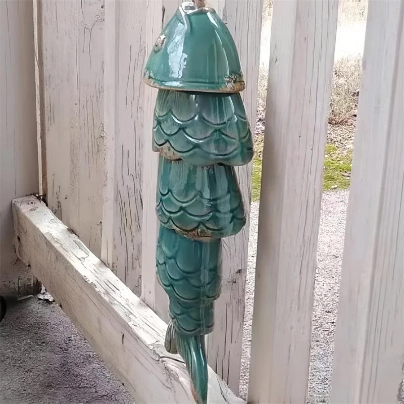 Segmented Koi Fish Hanging Ornament