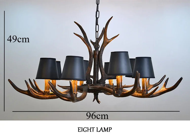 Resin Antler Chandelier