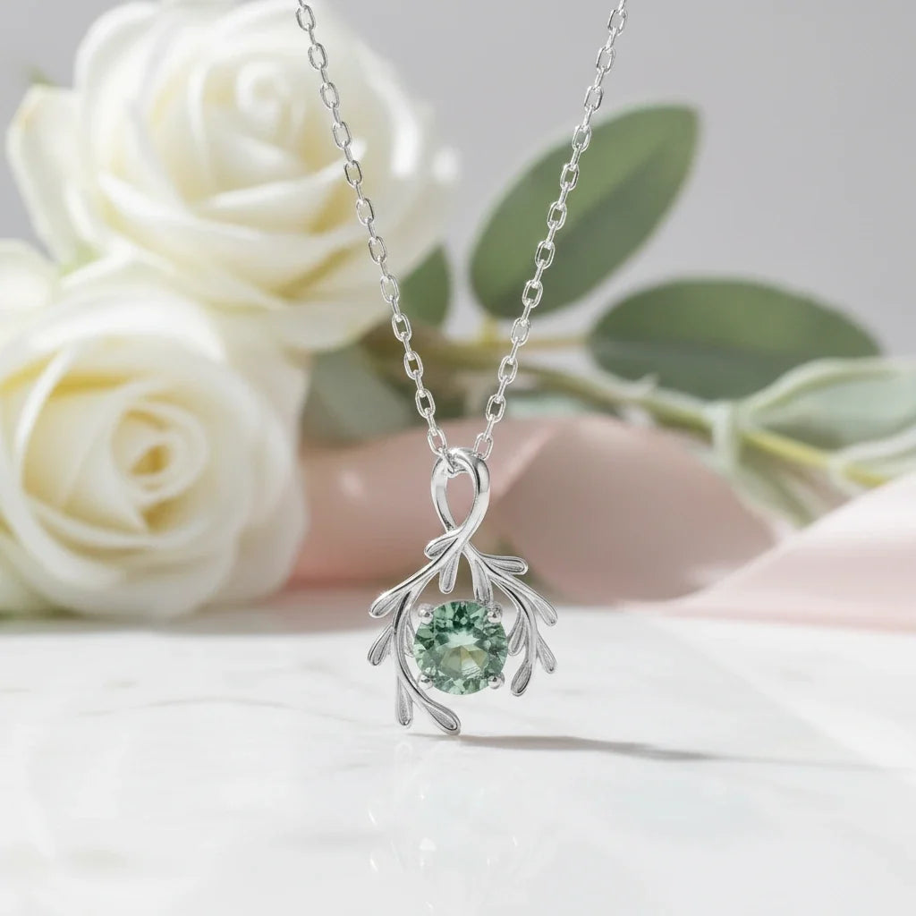 Natural Moss Agate Jewelry Set