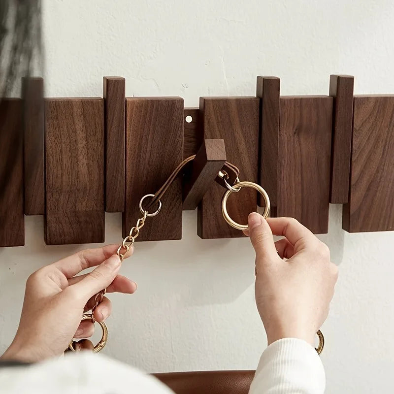 Piano-Key Wall Hook Rack