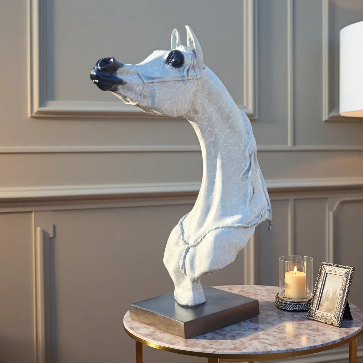 THE ARABIAN | Horse Head Bust Sculpture
