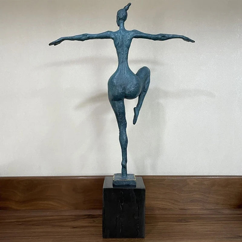 THE BALANCE | Abstract Bronze Female Figure