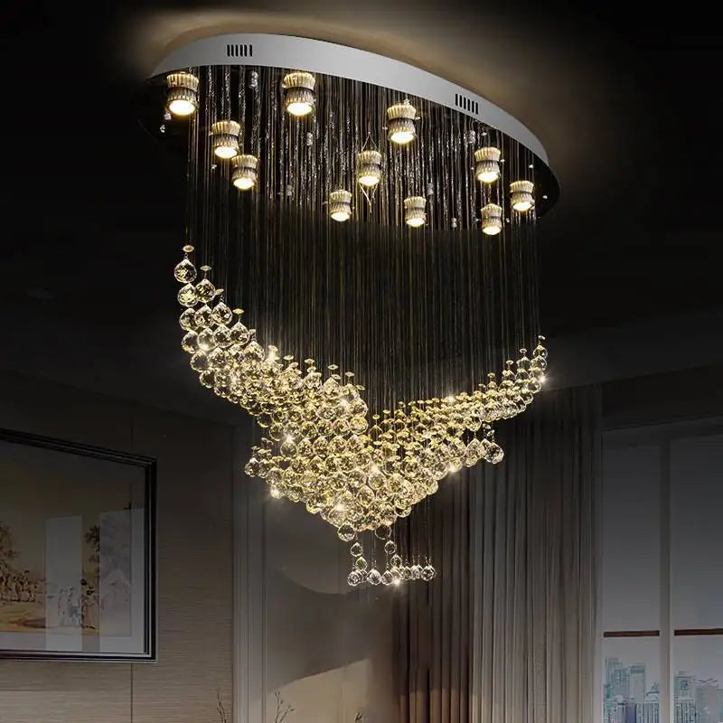 THE WINGSPAN | Crystal Eagle Pendant Chandelier