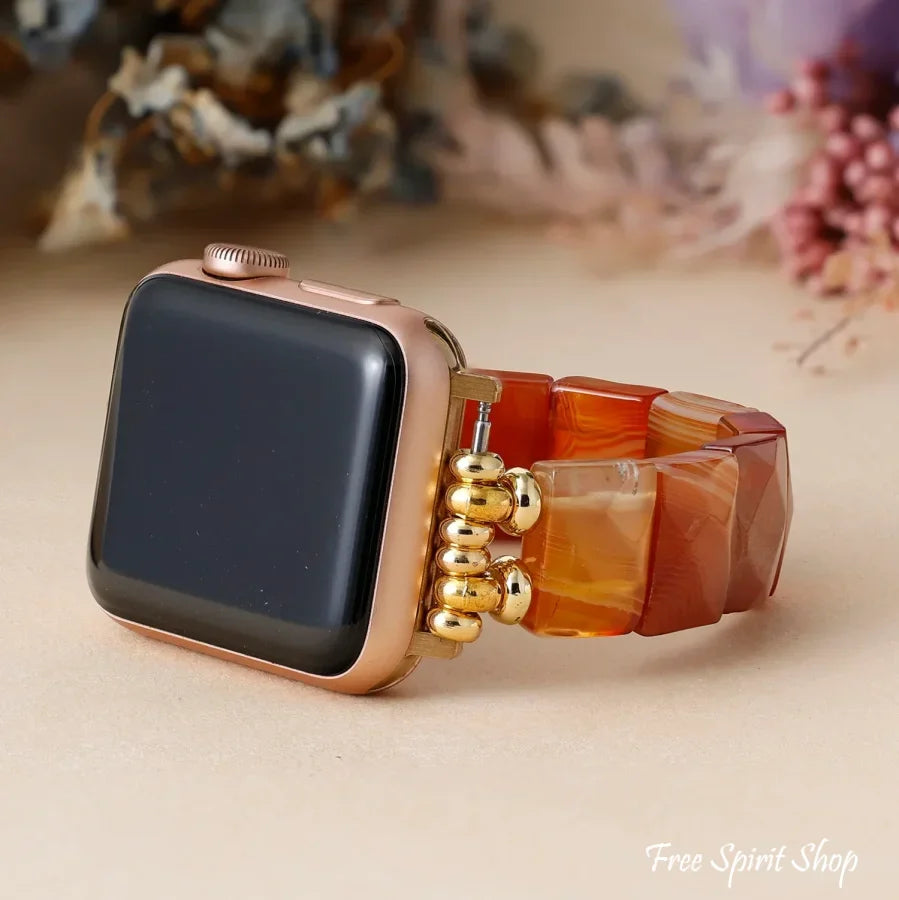 Carnelian Fitbit Watch Band