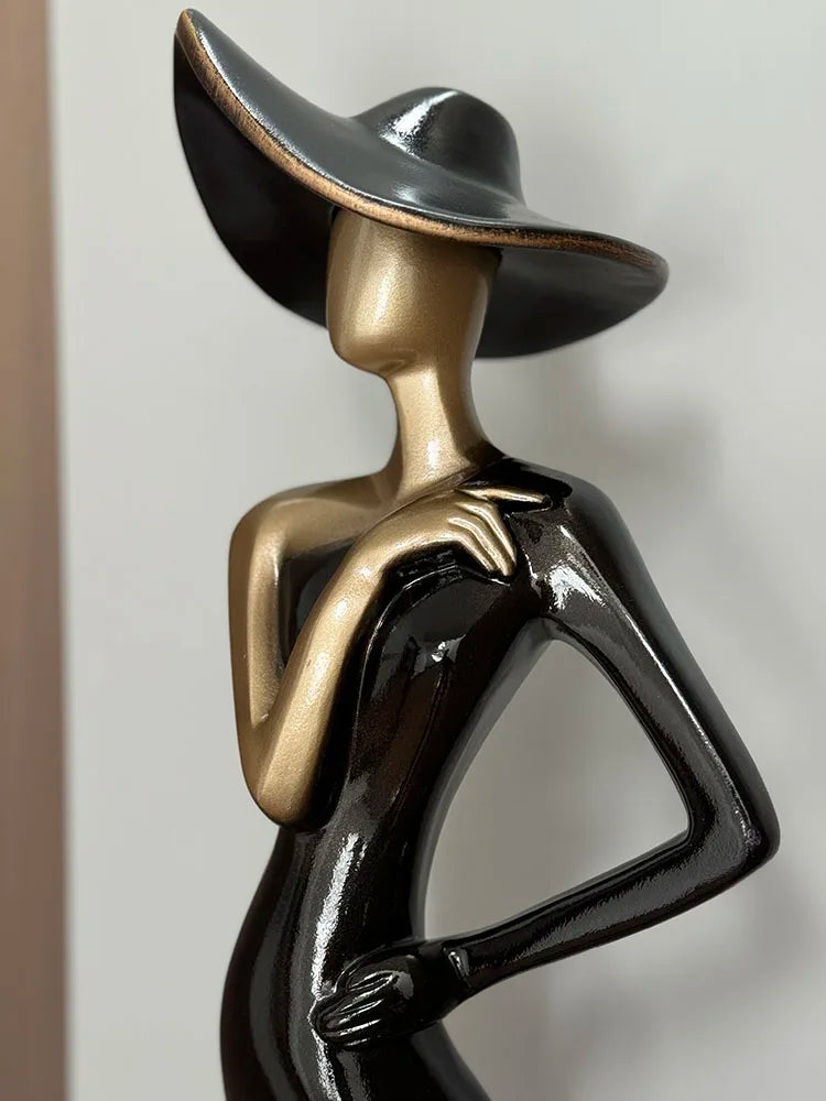 Elongated Figure Sculpture