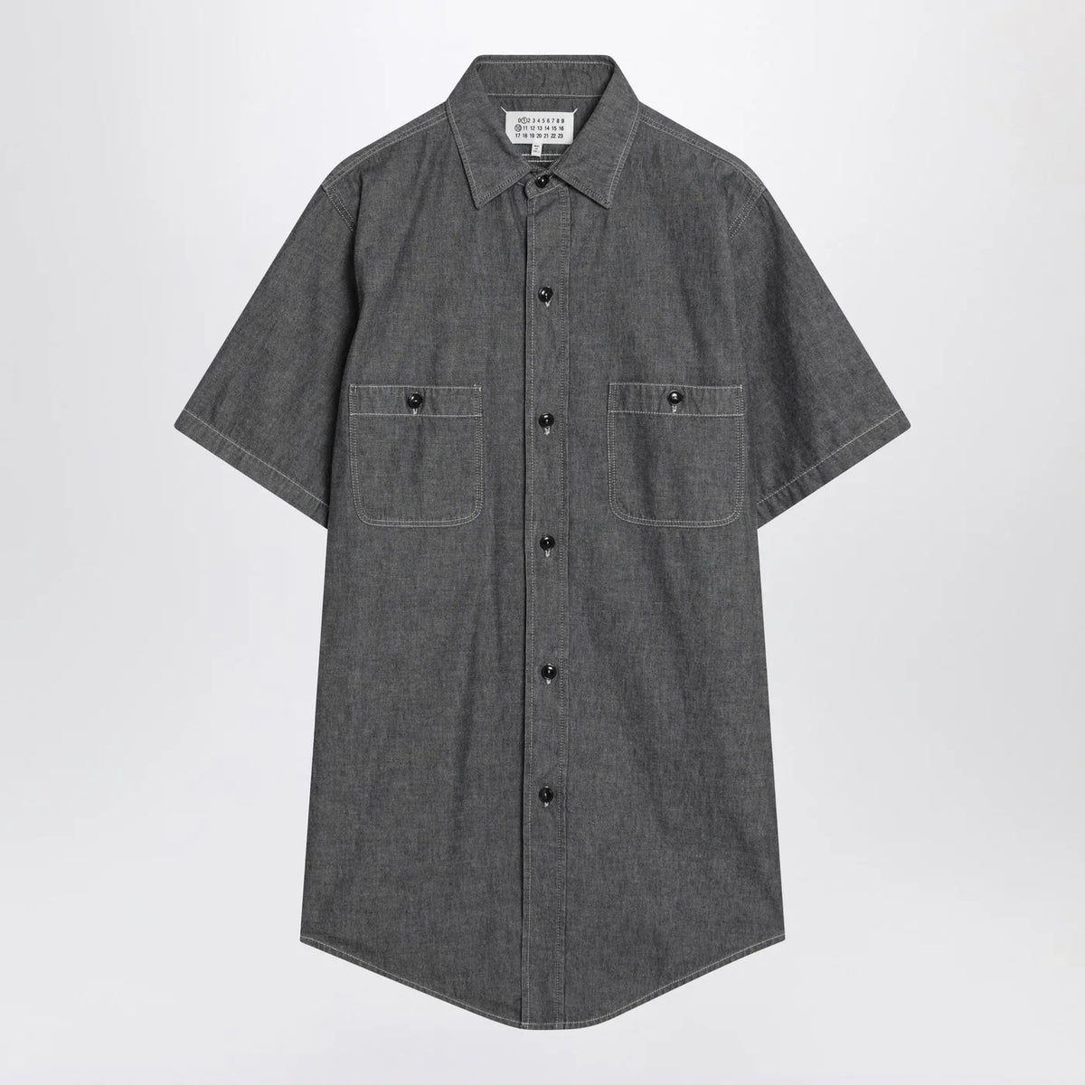 Maison Margiela - Gray cotton shirt