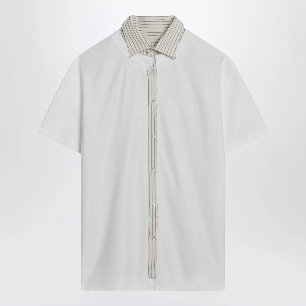 Maison Margiela - White reversed shirt T-shirt