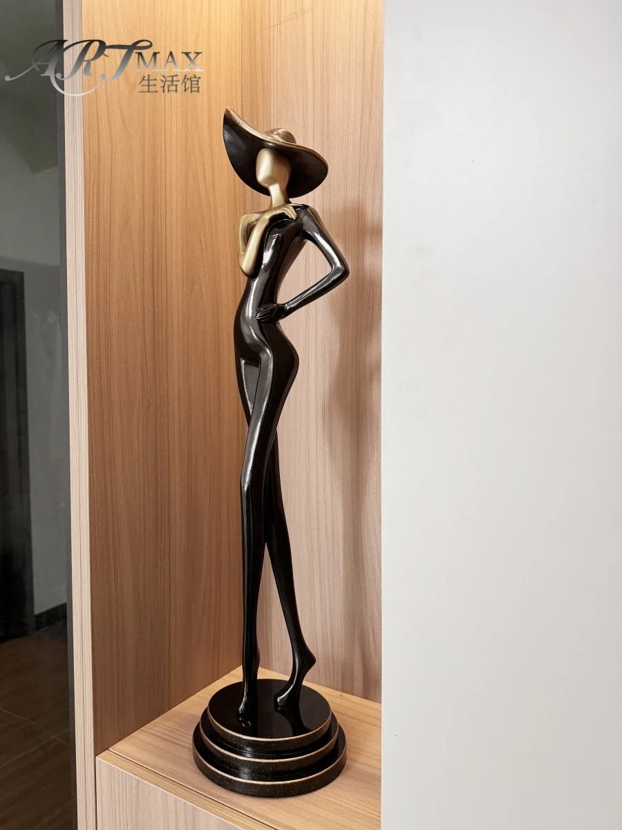 Elongated Figure Sculpture