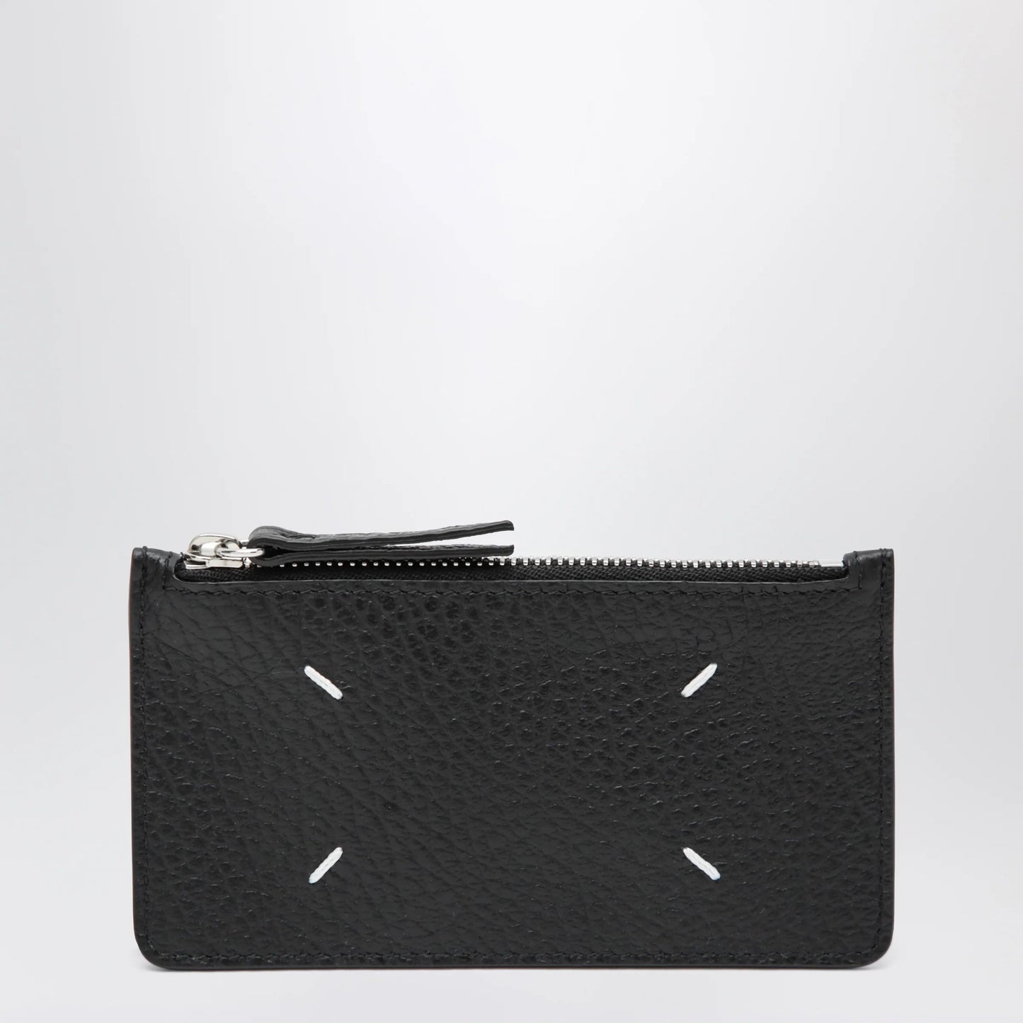 Maison Margiela - Black Four Stitches Zip Cardholder