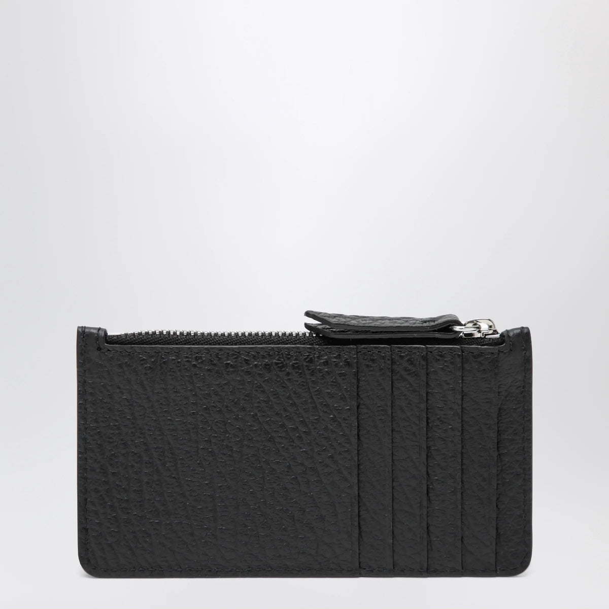 Maison Margiela - Black Four Stitches Zip Cardholder