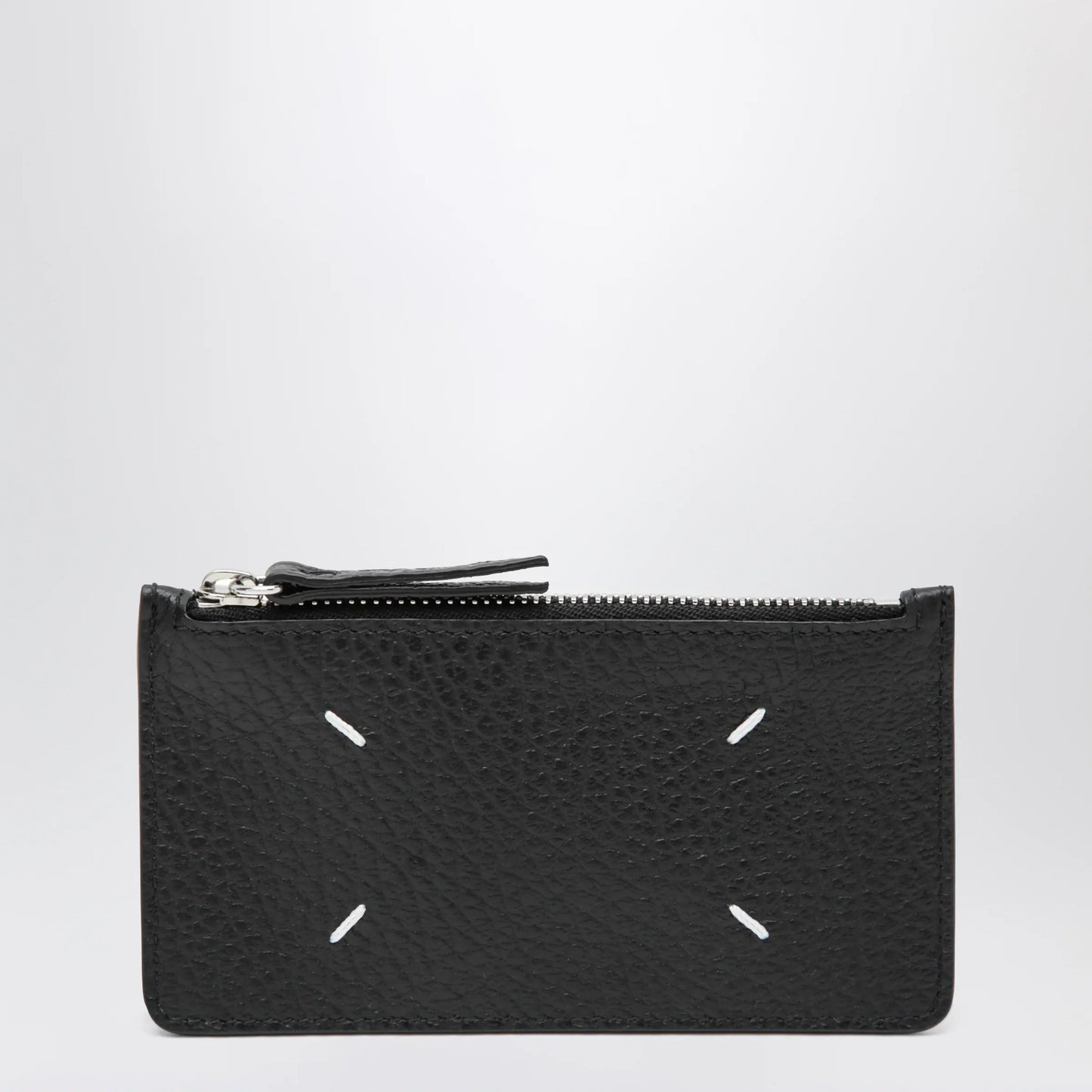 Maison Margiela - Black Four Stitches Zip Cardholder