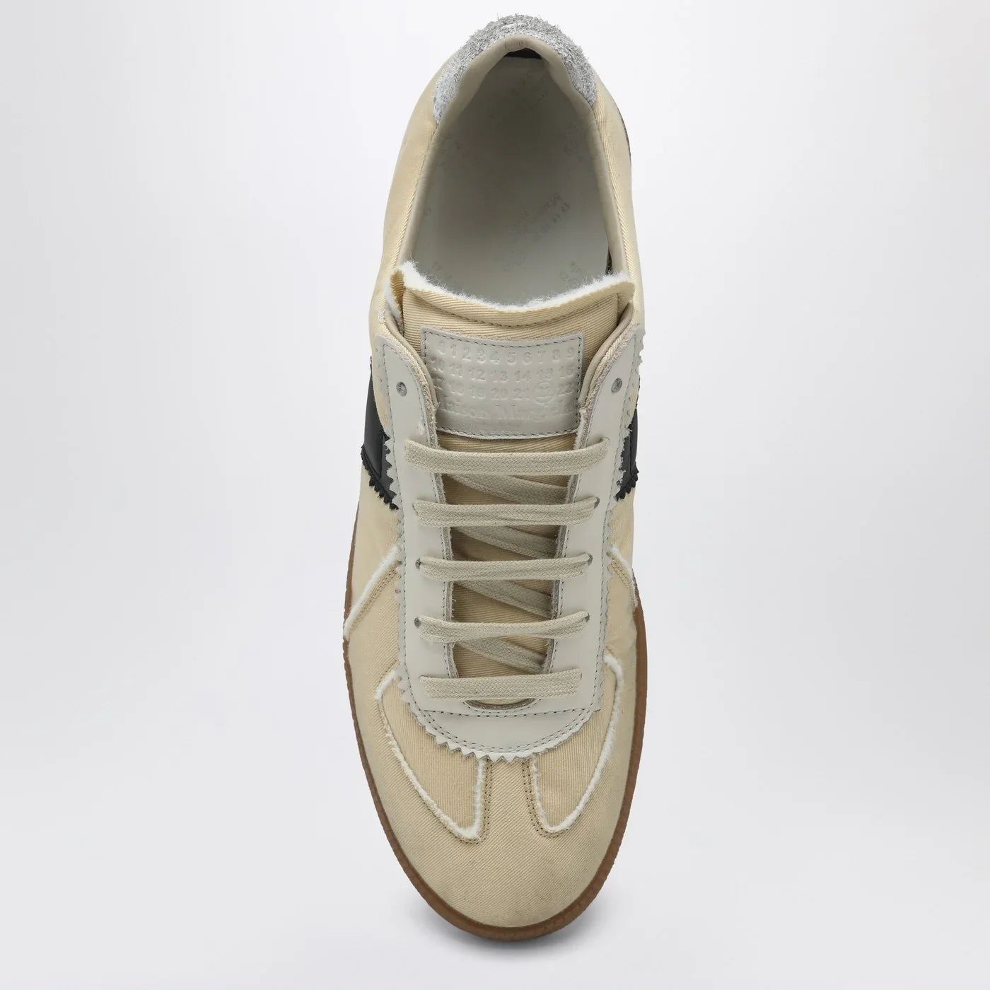 Maison Margiela - Yellow/Black Vintage Low Top Sneakers Replica