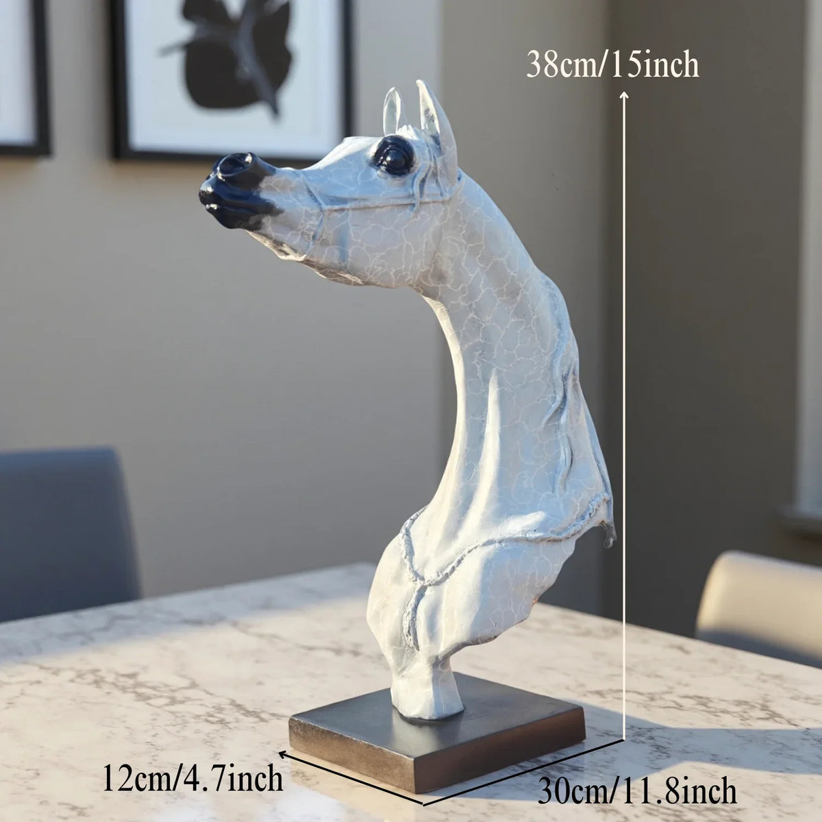 THE ARABIAN | Horse Head Bust Sculpture