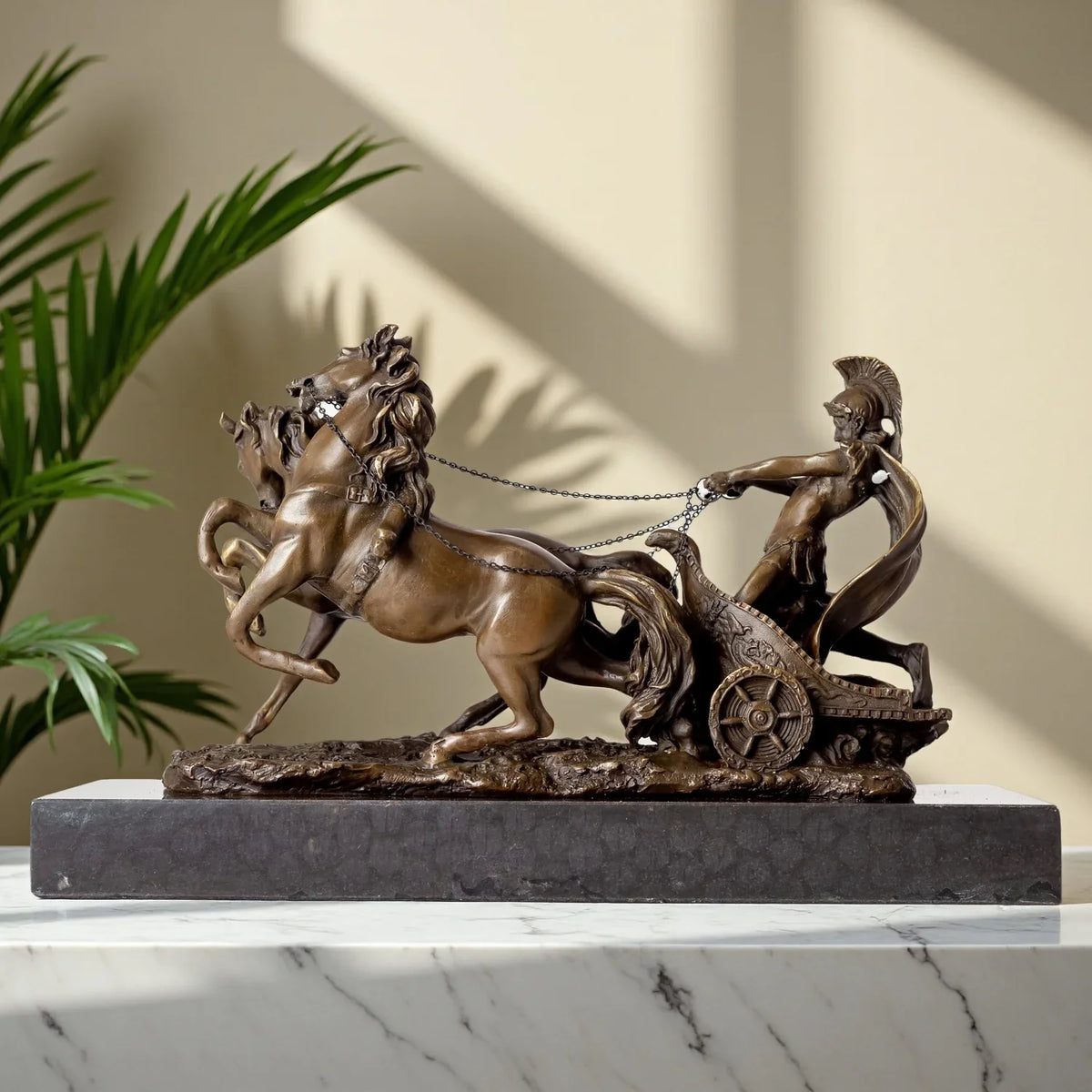 THE CHARIOT | Roman Warrior Bronze Sculpture