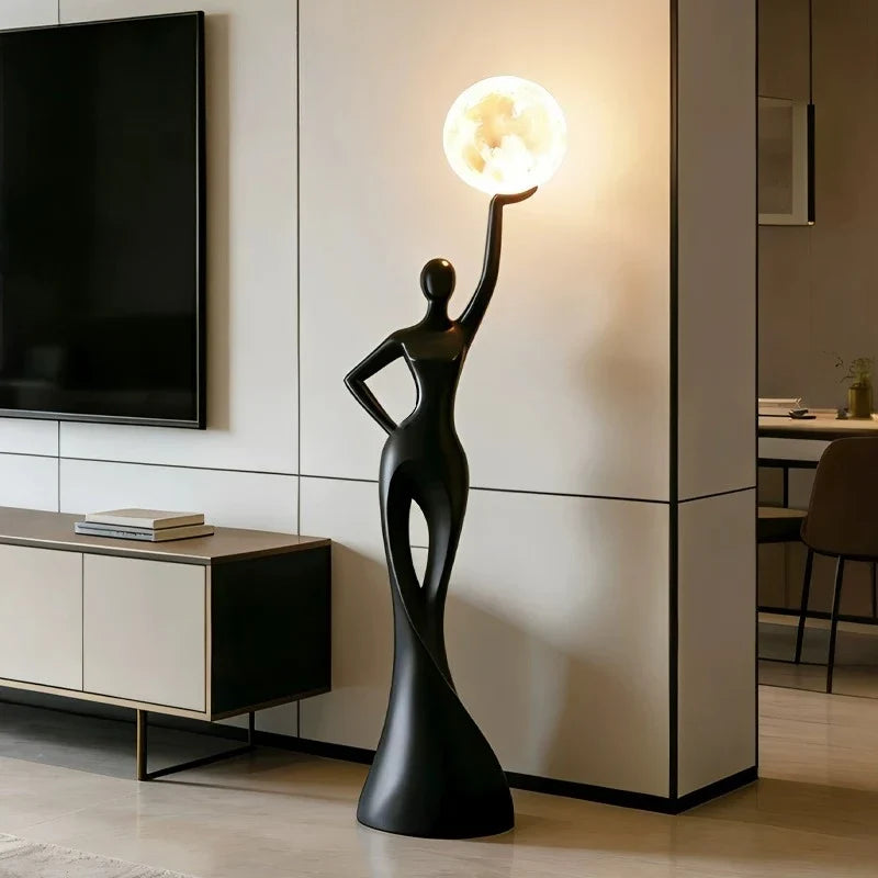 Large Floor Figure Resin Sculpture