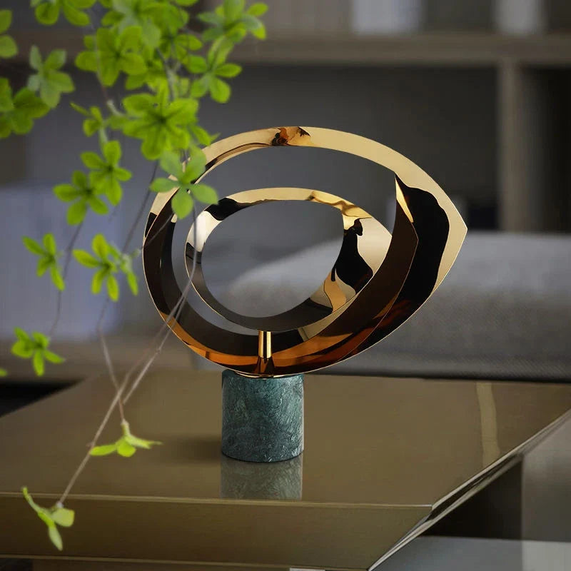 Abstract Polished Steel Sculptures
