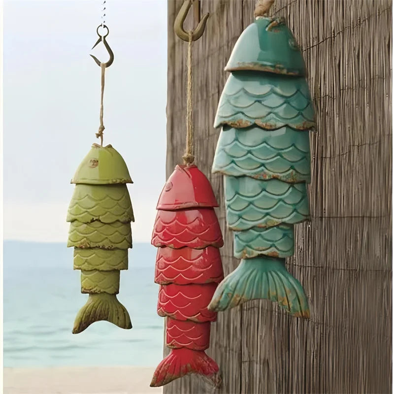 Segmented Koi Fish Hanging Ornament