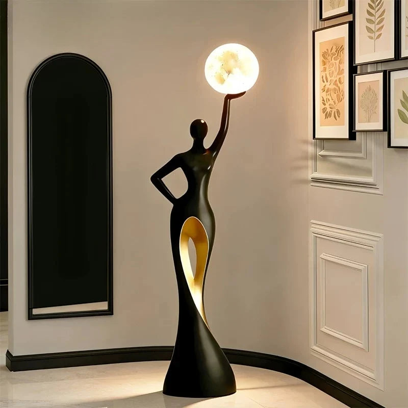 Large Floor Figure Resin Sculpture