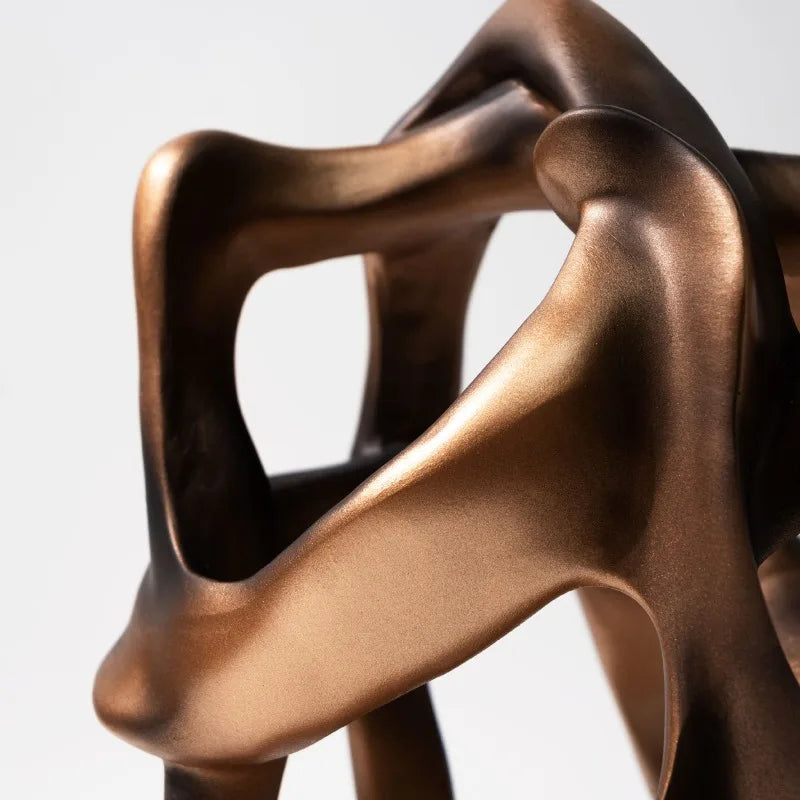 Hollow Abstract Organic Resin Sculpture