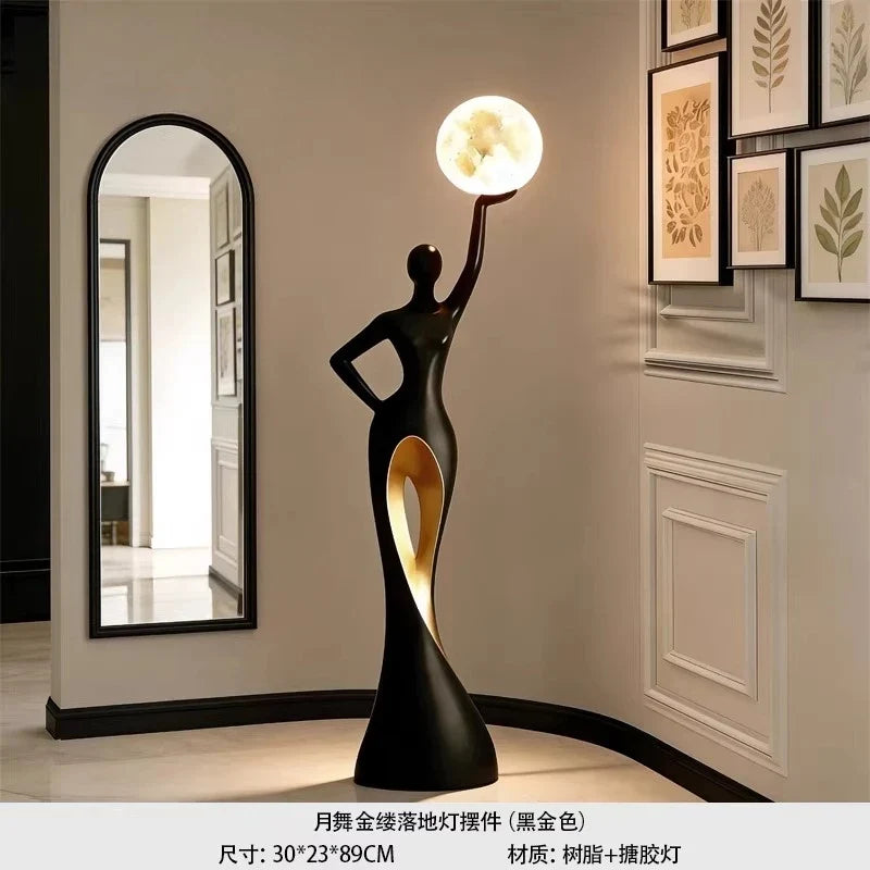 Large Floor Figure Resin Sculpture