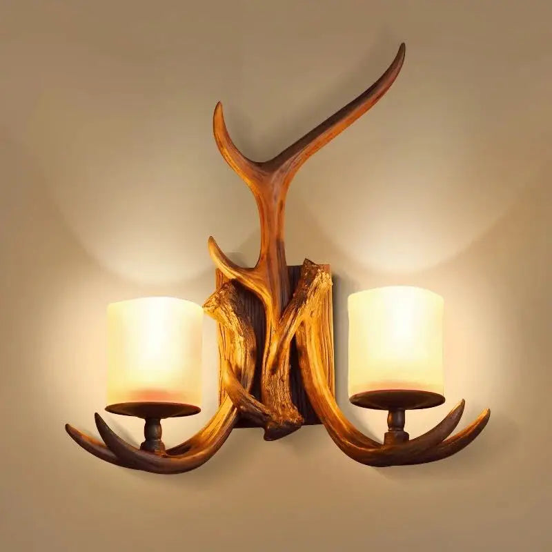 Resin Antler Wall Sconce